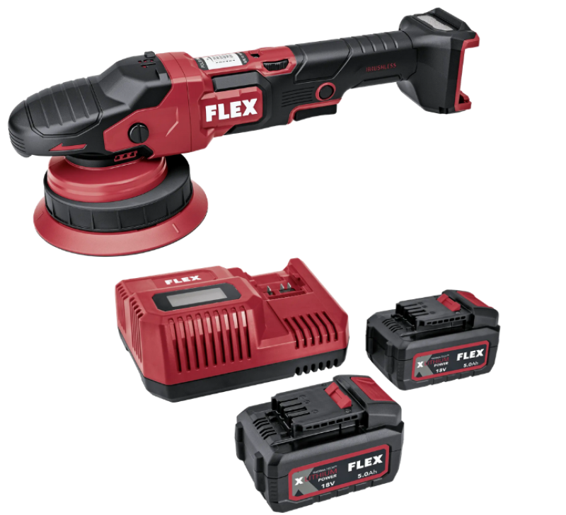 Flex Akku Exzenterpoliermaschine XFE 15 150 SET